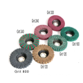 Nylon Fiber Flap Polishing Wheel Grinding Disc Non-woven 115*22mm Scouring pad Buffing Wheel for Angle Grinder